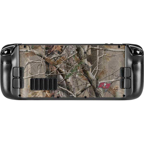 NFL Tampa Bay Buccaneers Realtree AP Camo Steam Deck Handheld Gaming Computer Skin
